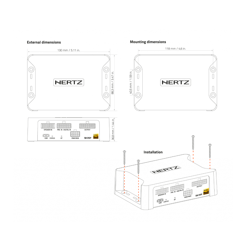 Hertz S8 DSP Signal Processors